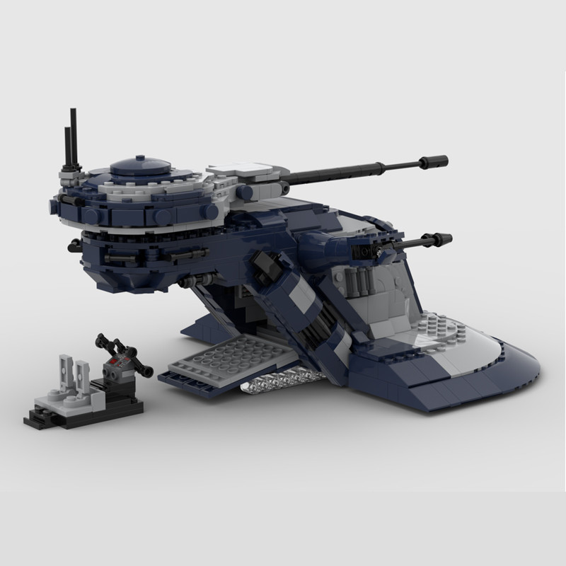 922PCS Star Diy Battle AAT Armored Assault Tank Building Block Assembly Military Tank Vehicle Brick