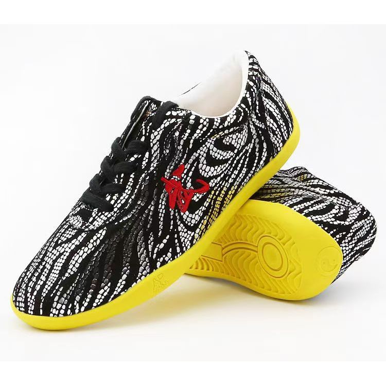 Genuine Leather Chinese Wushu Shoes Taolu Kungfu Practice Martial Arts Shoes Taichi Shoes for Men