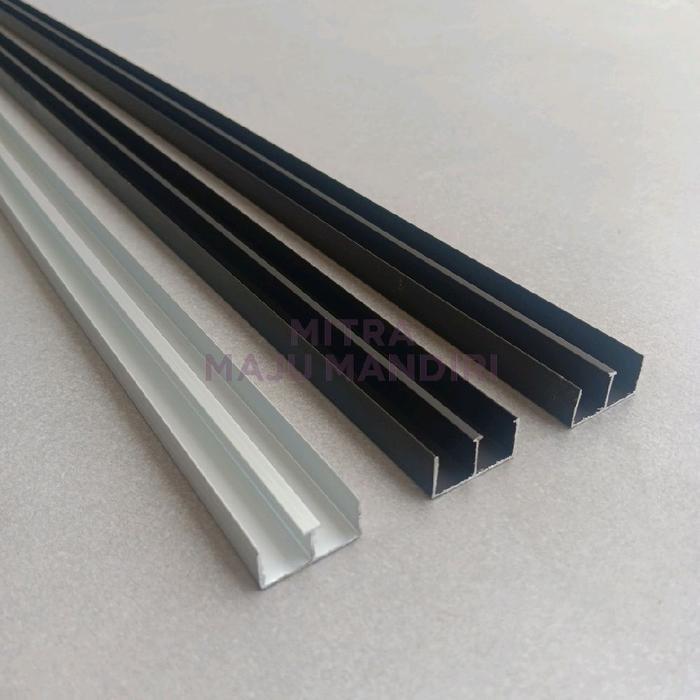 "New" Rel Aluminium M 2 Jalur Pintu Kolong meja Dapur Sliding 150 CM