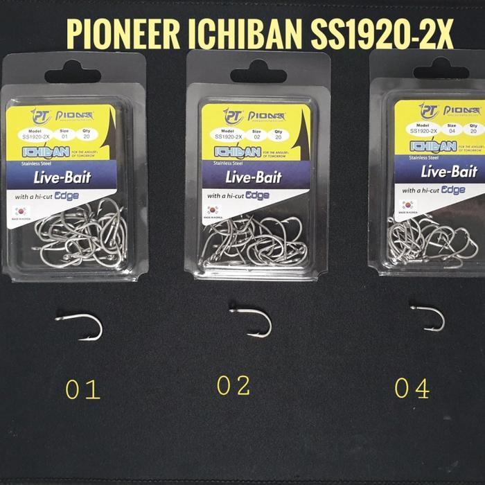 Kail Pancing Pioneer Ichiban Live Bait 1920-2X #Gratisongkir