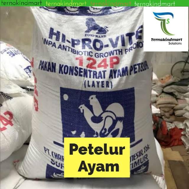 Pur Konsentrat Petelur Ayam 124P - Pakan Ayam Telur 1Kg readyyy