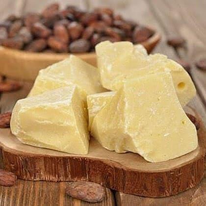 "New" Cocoa Butter Natural 1 Kg / unrefined / undeodorized