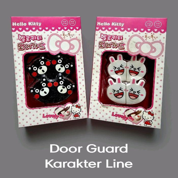 Promoo Line Karakter Lucu - Door Guard Pengaman Pintu Mobil