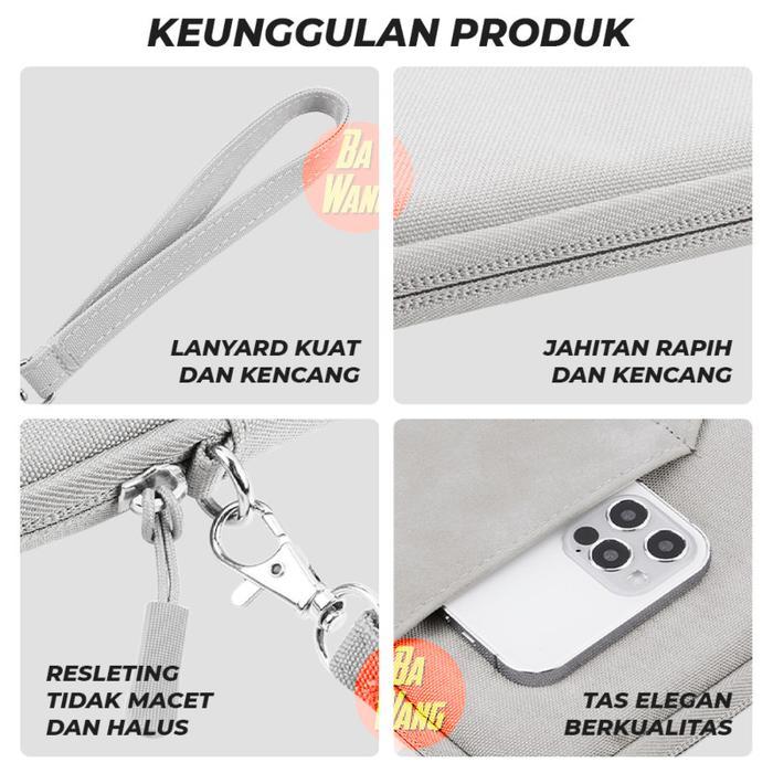 Haweel Sleeve Case Slim Bag Pouch Tas Mini Universal Phone Ipad Tablet