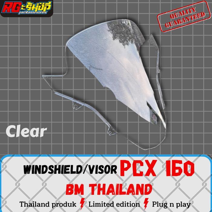 visor windshield wind screen PCX 160 BM original Thailand