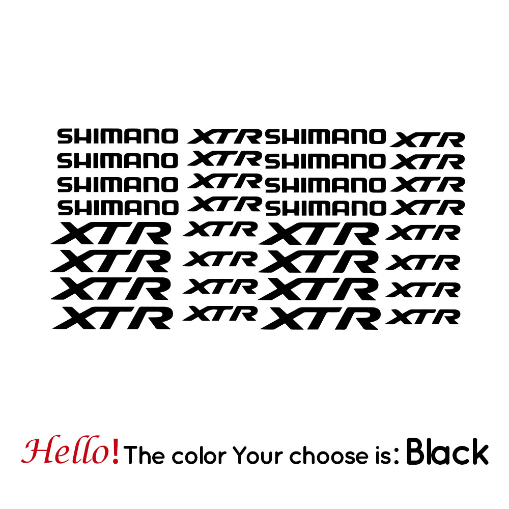 Car Sticker Reflective Shimano XTR Stickers Cinelli for Road Bike MTB Bicycle Wheels Decal Protector