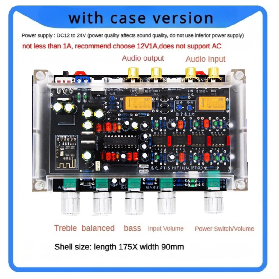 HIFI TA8184P TONE BOARD SINGLE-ENDED CLASS A PREAMP BOARD MORE THAN LM1036