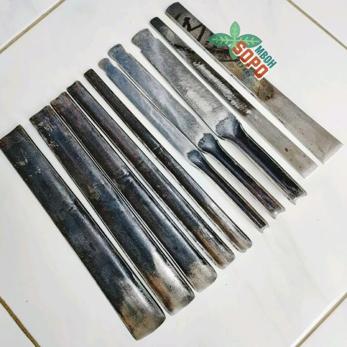 Alat Bonsai, Pahat Jepara, 10 Pcs Pahat Ukir Bonsai Super Tebal Promo