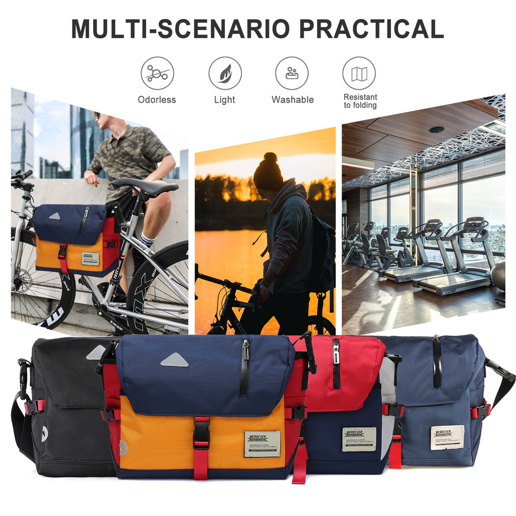 Men's Shoulder Bag Casual Waist Bag Phone Money Chest Bag Messenger Bag Cycling School Fanny Packs