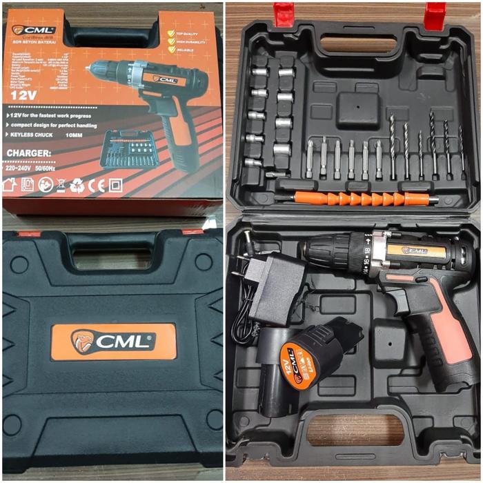 Mesin Bor Cordless 12V Camel / Mesin Bor Charge