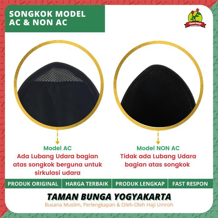 SONGKOK KOPYAH PECI HITAM POLOS ABBAS