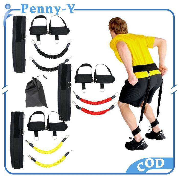 Sale 1Set Resistance Band Panjang Elastis Band Olahraga Resistance Leg Stretching Rope Untuk