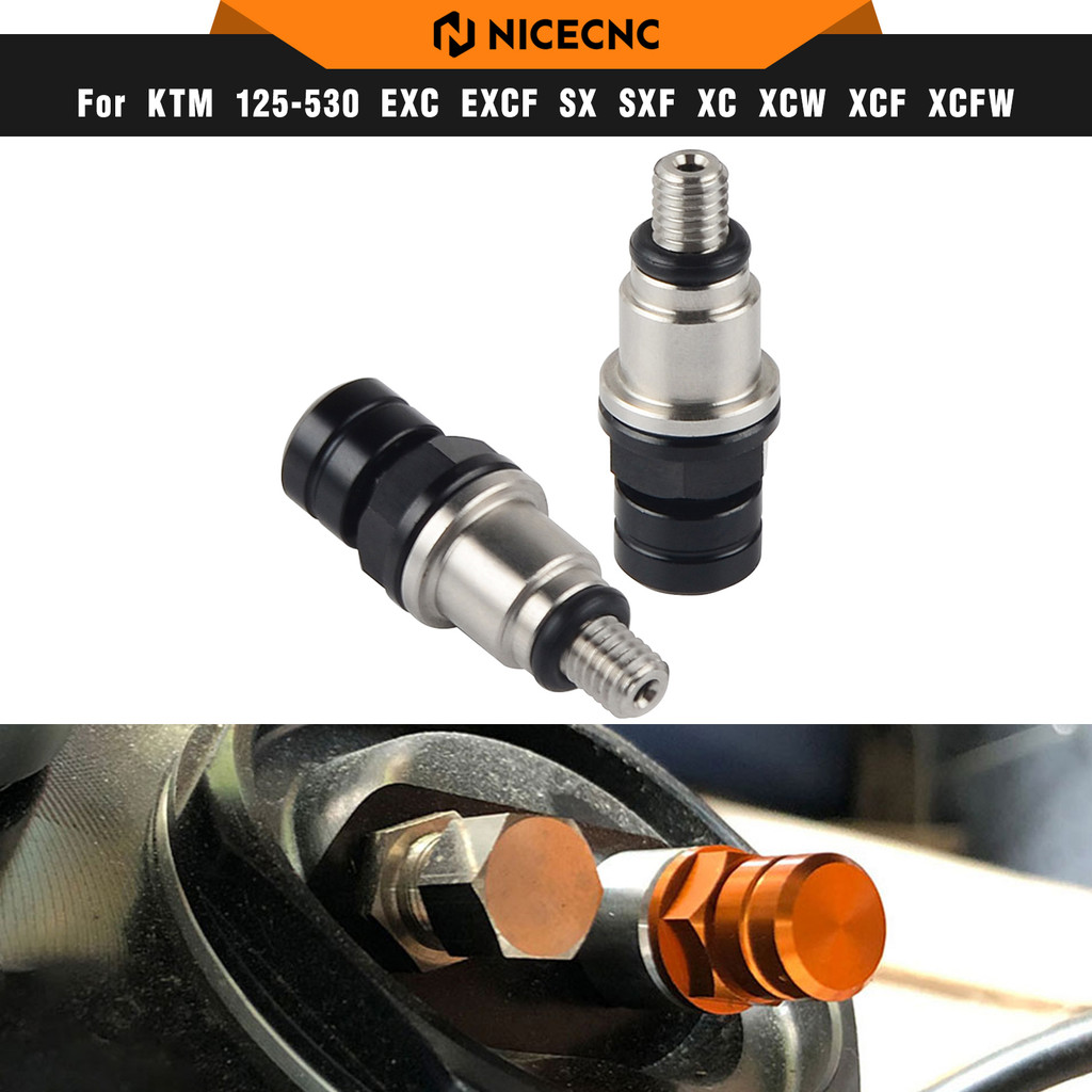 NICECNC M5 Fork Air Bleeder Valves For GasGas EC 300 EC 250 2018-2020 Yamaha YZ65 YZ85 YZ125 YZ250