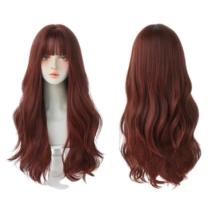 AEGYOSHOPPE - C0344 full wig korea 70 cm - Wig Rambut Palsu Wig Wanita Korea Style Aesthetic Premium