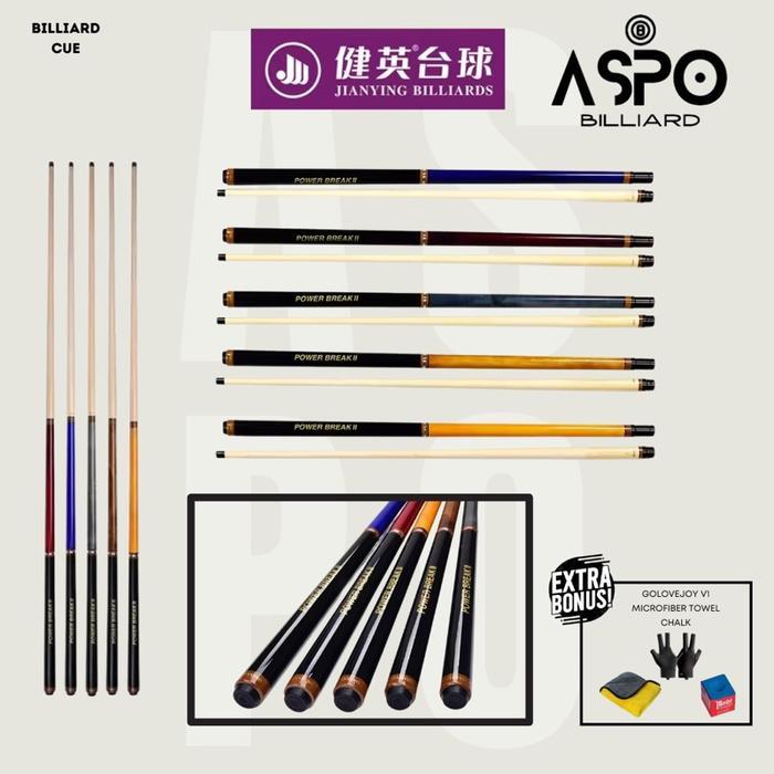 Stick Billiard Kayu Jianying JumpBreak Cue Jump Break Jianying Power Break II - Stick Break Stik Cue