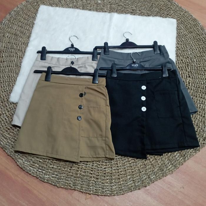 Korean Mini Skirt - Rok Celana Pendek - Mini Skirt Style Korean