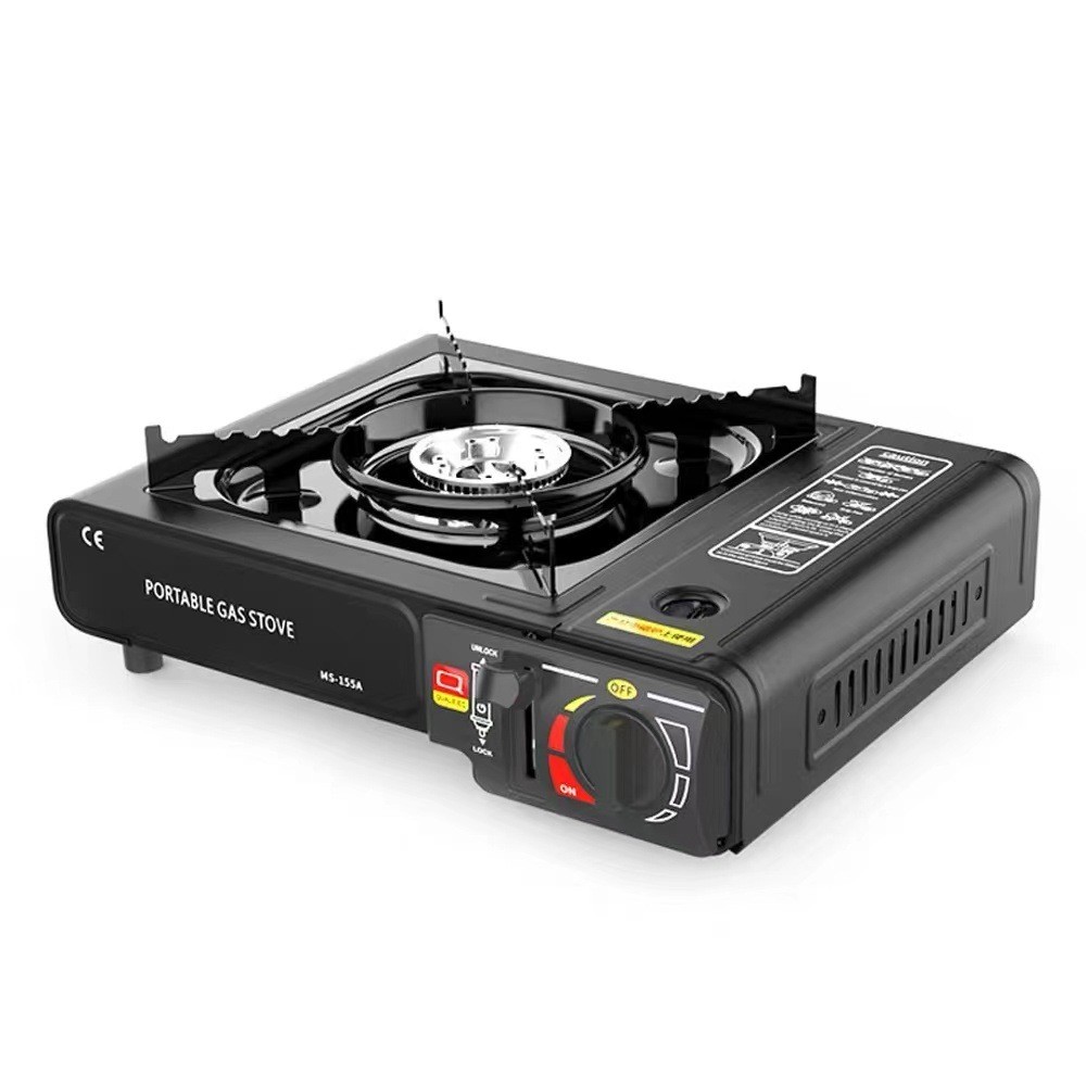 Portable outdoor card stove, outdoor Cass hot pot barbecue gas stove, household gas stove, gas