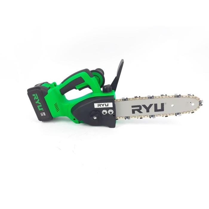 Mesin Gergaji Baterai 10" RYU RCCH10 Brushless / Cordless Chainsaw 10"