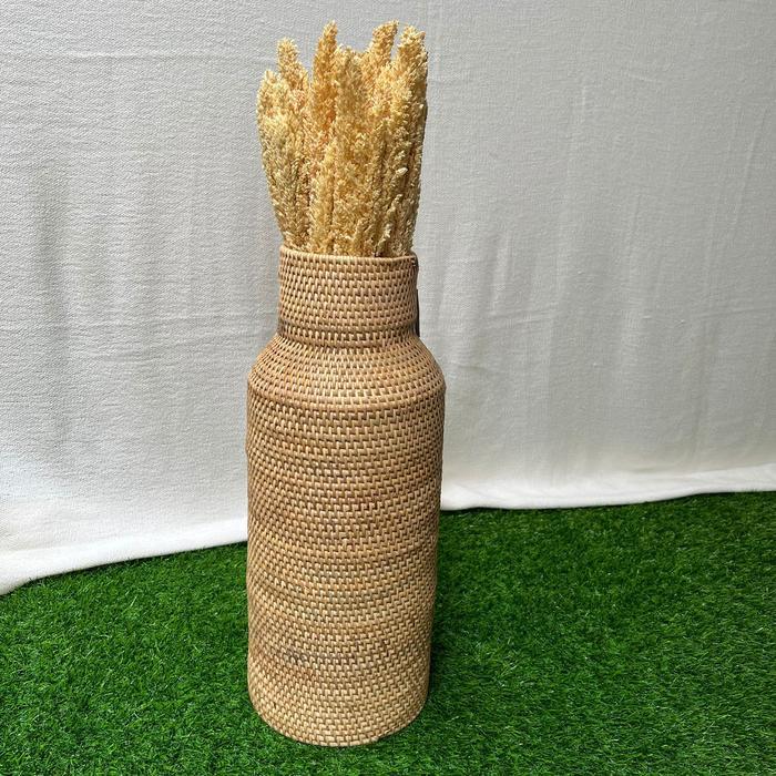 GUCI ROTAN / VAS BUNGA ROTAN / ANYAMAN VAS ROTAN VR07