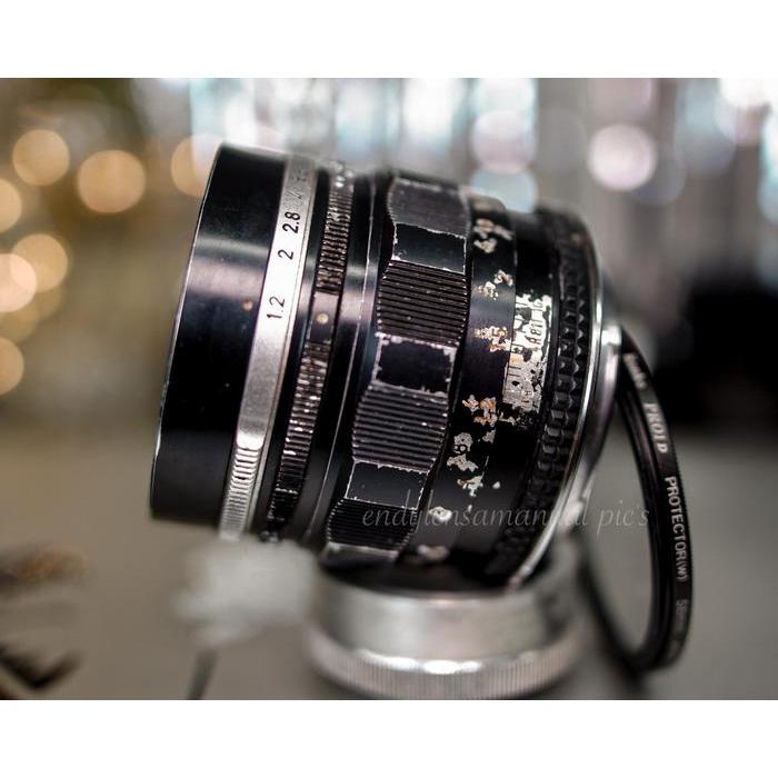 Lensa manual fix FLARE BOKEH monster Canon FL 58mm f1.2 mount eos