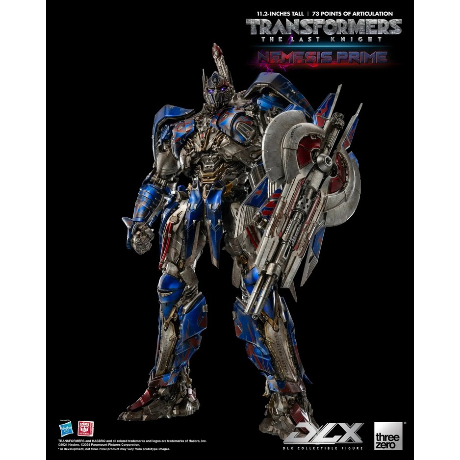 JUAL  [Pre-Order] Threezero Transformers: The Last Knight Dlx Nemesis Prime 11.2inch Action Figure F