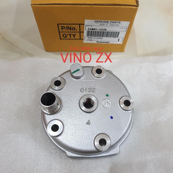 Kop Cylinder Silinder Head (Blok 1855) Ninja 150 Rr Ori Kawasaki