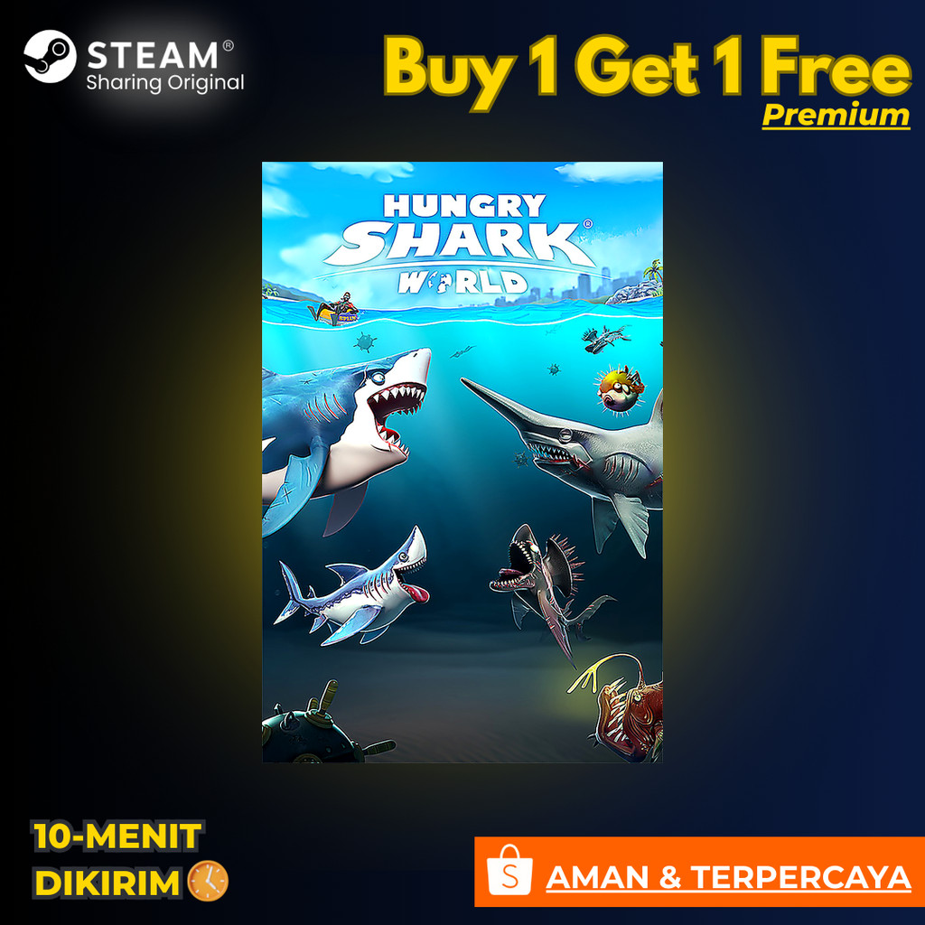 Hungry Shark Evolution – Steam Share Premium – Buy 1 Get 1