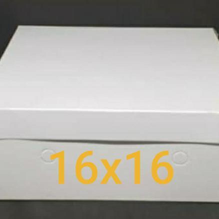 kardus nasi kotak polos /kotak nasi 1616