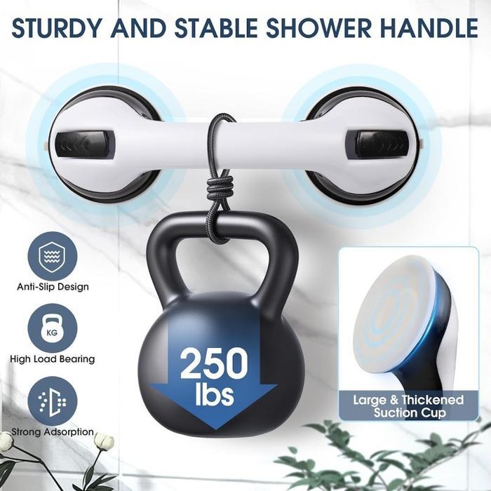 SAFETY GAGANG PENGAMAN KAMAR MANDI HANDLE SUCTION SUCTION CUP SAFETY GRIP HANDLEGAGANG PEGANGAN