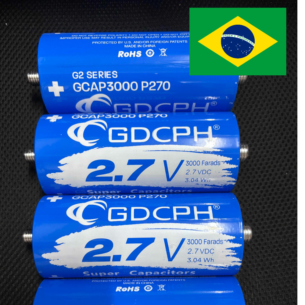2.7V3000F Super Farad Capacitor High Current Large Capacity Can Be Used To Automotive Rectifier