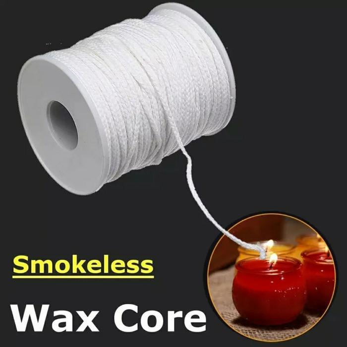 Sumbu Lilin Bahan Katun Gulungan 61m