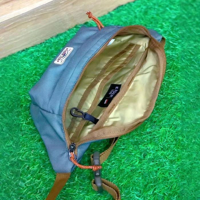 Waistbag Pria Eiger Brig Slim Waist R 1A Bag Tas Selempang Original