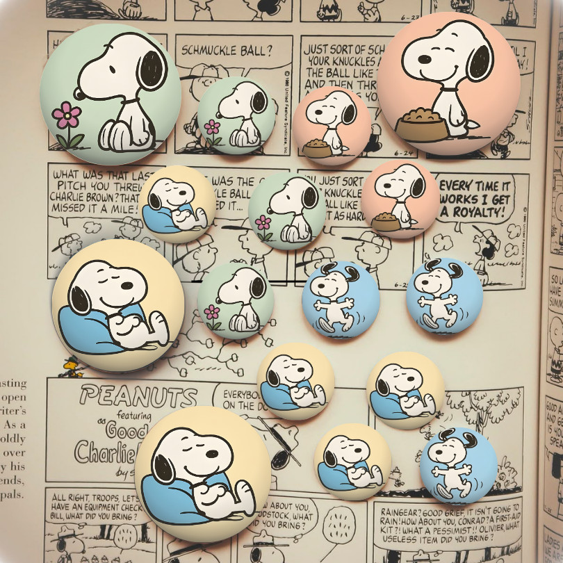 [DOMI WORLD] Pin Button Snoopy Peanuts Badges Vol. 8