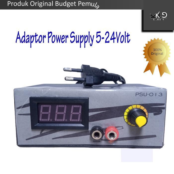 Power Supply PSU Adaptor Variable SMPS 5-24Volt Charger Accu Aki