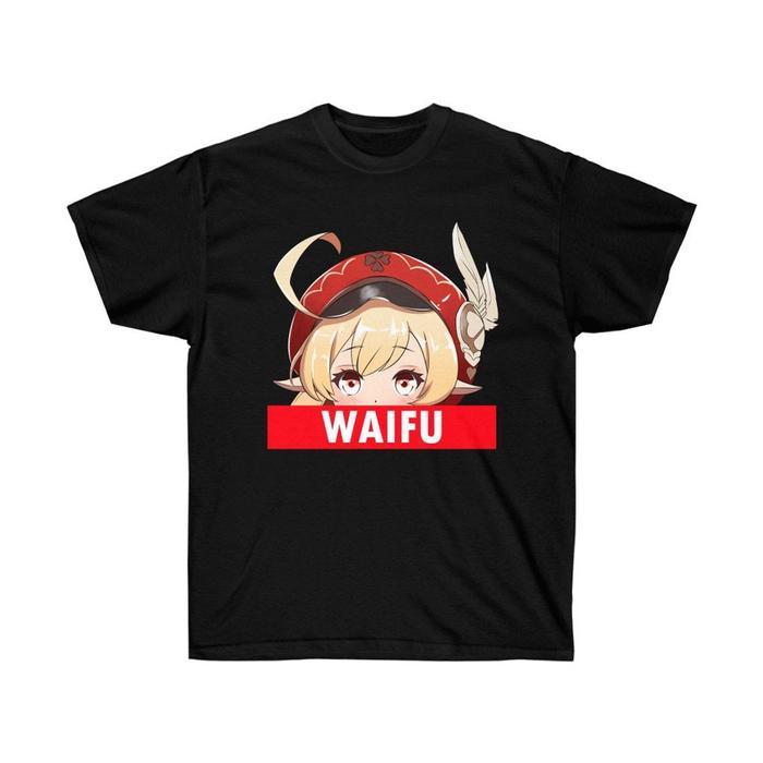 Kaos Oversize Genshin Impact Klee as Waifu Bucinnya Klee Character Game Kawaii Unisex