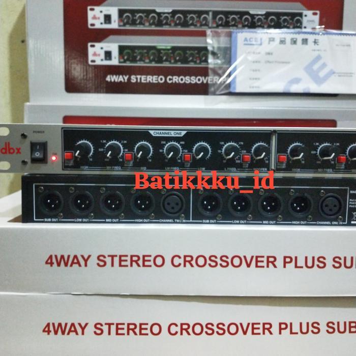 Crossover 224Xl Sub 224 Xl + Subwoofer Output 4 Way Stereo Populer
