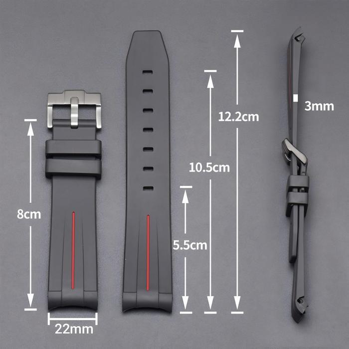 Tali Jam Tangan Orient Replacement Strap Rubber Orient Mako 8007.22