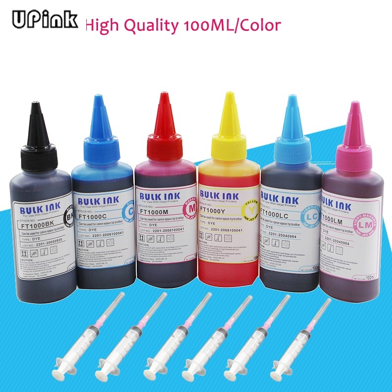 600ML Universal Refill Ink for Epson XP-750 XP-760 XP-850 XP-860 XP-950 xp-960 XP-55 xp-970 XP-8500