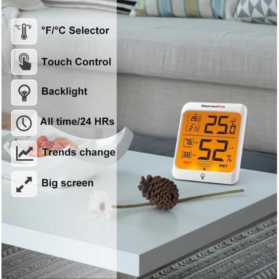 Thermometer Hygrometer Thermopro TP-53 Termometer Ruangan Meja TP53