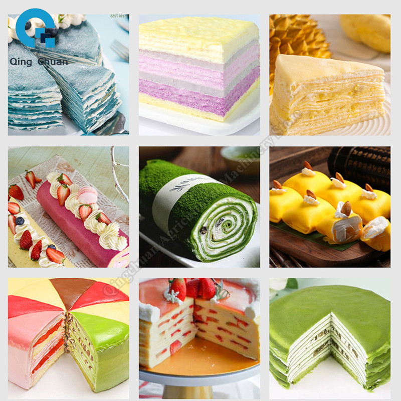 Commercial Automatic Mini Thousand layer Machine Mango Durian Thousand Layer Spring Roll Pancake