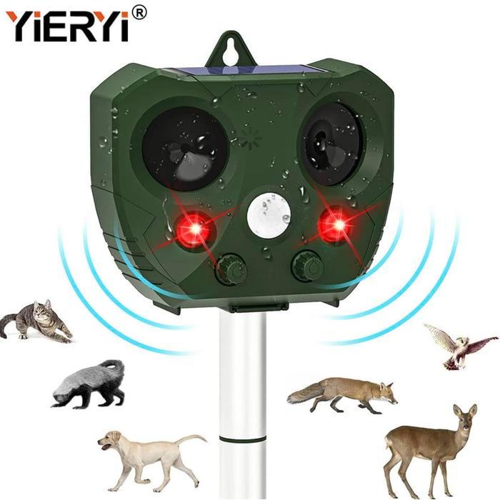 [] Yieryi Bird Repeller IP66 Ultrasonic Mouse Animal Repeller Outdoor Garden Yard Farm Ultrasonic