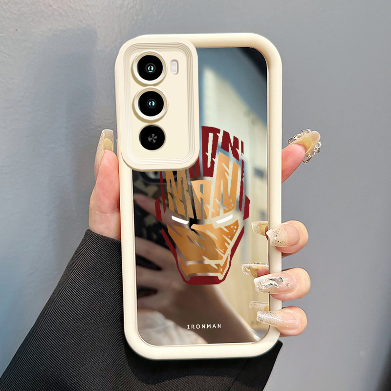 Casing Hp Untuk ITEL CITY 100 Case Topeng Baju Zirah Keren Mirror Kasing silikon cocok pria dan wani