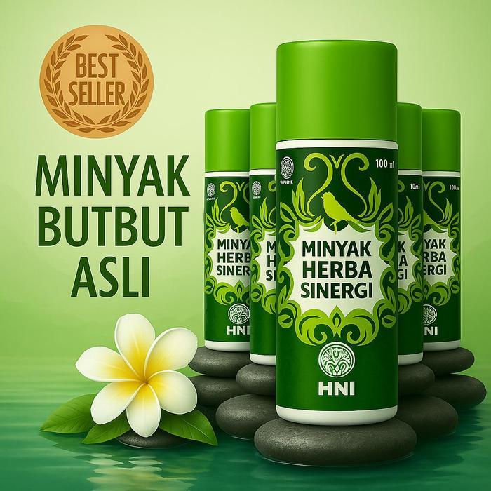 Minyak Herba Sinergi Asli Herbal Original Berkhasiat Untuk Pegal Linu Dan Nyeri Otot Pasti Promo