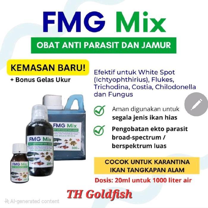 FMG MIX OBAT PARASIT JAMUR WHITE SPOT IKAN