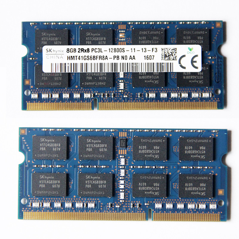 SK hynix DDR3 8GB 16GB 1600MHz RAM 2Rx8 PC3L - 12800S Laptop Memory SODIMM 1.35V Mini PC