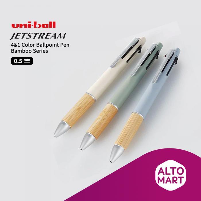Uniball Jetstream 4&1 Bamboo Series Multi Pen Ballpoint Uni Ball