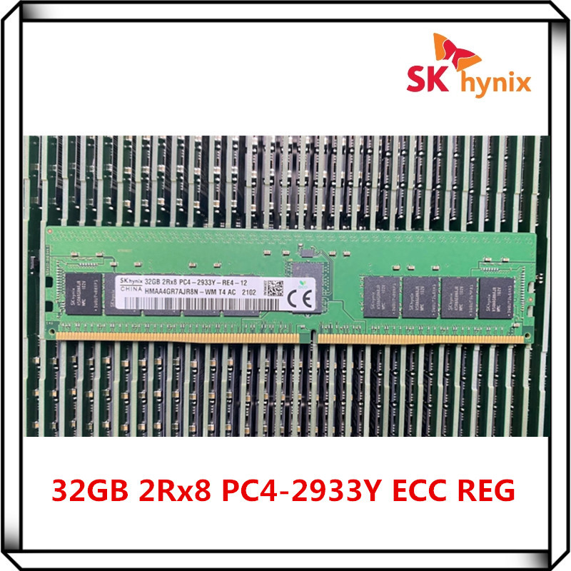 SK Hynix DDR4 32GB 2Rx8 2933Y PC4 2933MHz ECC REG RDIMM RAM 32G Server memory