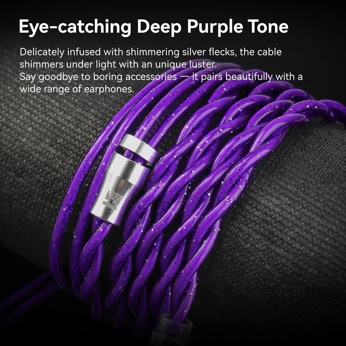 KBEAR Zi Xiao Alloy Copper + Silver Plated Copper Kabel Earphone IEM Upgrade Cable ZiXiao