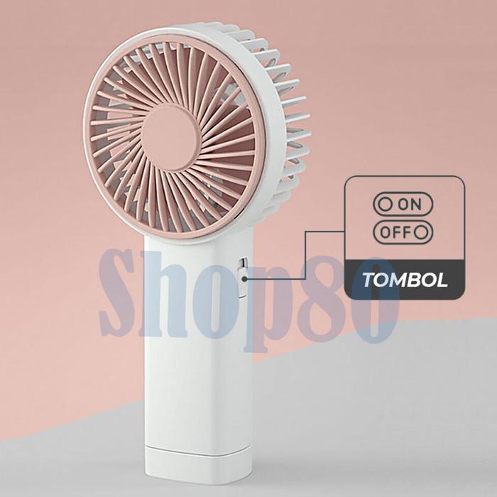 Kipas Angin Mini Electric Mini Fan Genggam Kipas Tangan Portable Usb Casan Cas Charger Rechargeable