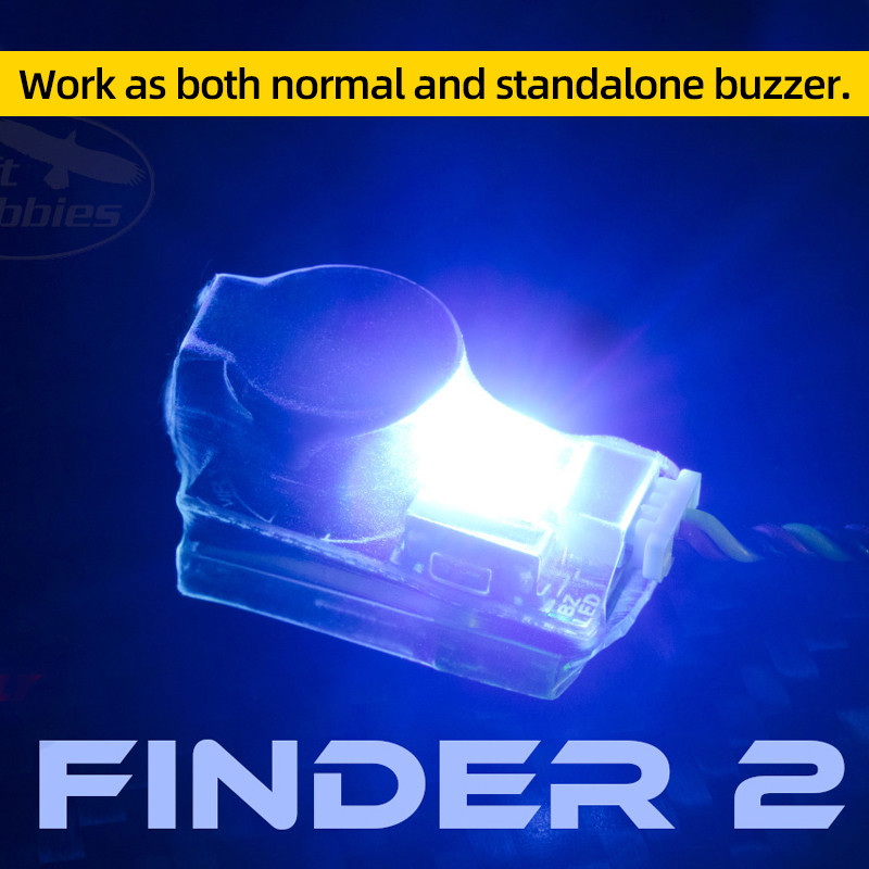 VIFLY Finder 2 V2 Buzzer Tracker Lost Model Beeper Alarm Built-in Battery For RC Airplane FPV
